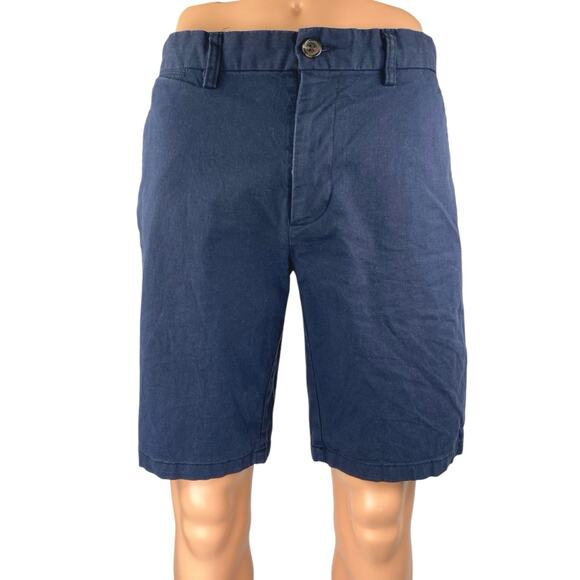 Old Navy Built in Flex Men's Blue Ultimate Slim Straight Khaki Chino Shorts 31 - Picture 1 of 5